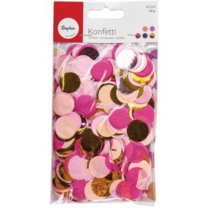 Produktbild für Konfetti Rayher 87100000, rund, aus Seidenpapier &amp; Folie