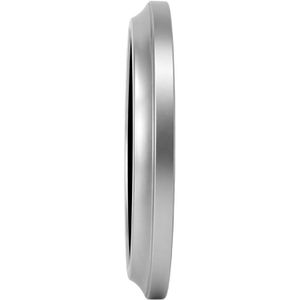 Produktbild für Wanduhr Eurotime 56451-07 outdoor, Metall, analog, Funkuhr