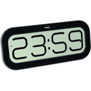 Produktbild für Wanduhr TFA 60.4514.01 Bimbam, Kunststoff, digital, Funkuhr
