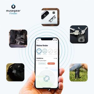 Produktbild für Bluetooth-Tracker Musegear Recharge, für iOS &amp; Android