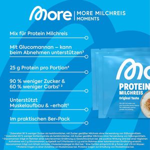 Produktbild für Milchreis More Protein Original Taste