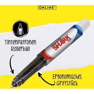 Produktbild für Tintenroller Online College II Shark, 12646/3D