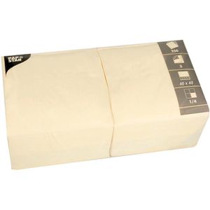 Servietten Papstar 82568, creme