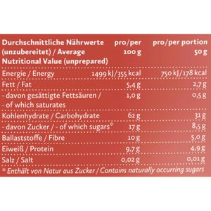 Produktbild für Haferbrei 3Bears Porridge Zimtiger Apfel