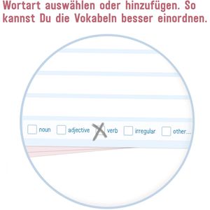 Produktbild für Karteikarten Häfft Vokabel-Karten Englisch, 11502-7, A8