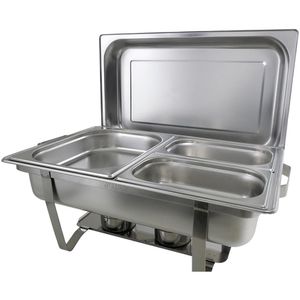 Produktbild für Chafing-Dish Saro Twin Pack Elena, mit Brennpaste