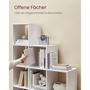 Produktbild für Bücherregal Vasagle LBC10WT, weiß