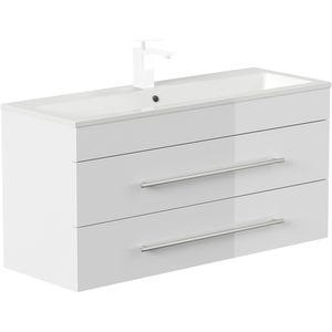 Produktbild für Waschtisch Posseik Portus1000 SlimLine, hängend,weiß hochglanz
