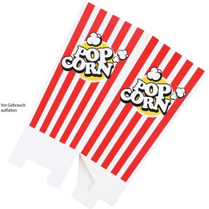 Produktbild für Popcorn-Tüten FunX FX-06207 rot/weiß