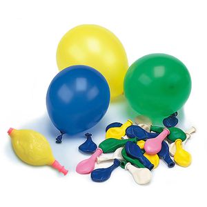 Papstar Ballonpumpe 18669, Handpumpe, mit 50 Luftballons