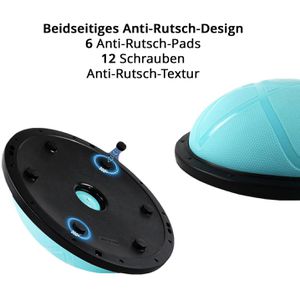 Produktbild für Balance-Ball DH-FitLife Yoga, mit Luftpumpe &amp; Fitnessbändern