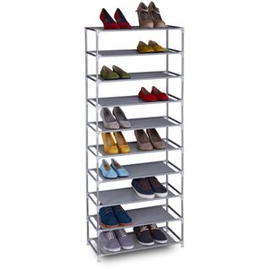 Produktbild für Schuhregal Relaxdays 10031572111, aus Metall