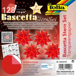 Faltblätter Folia 820/0707 Bascetta Sterne Minis