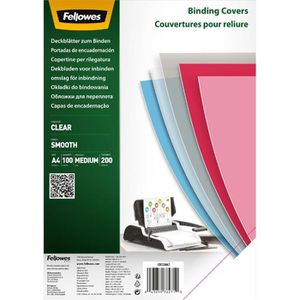 Bindefolien Fellowes 5384701, klar-transparent, 200 mic