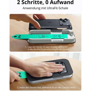 Produktbild für Displayschutzfolie ESR Tempered-Glass, 9H