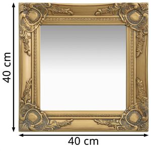 Produktbild für Wandspiegel vidaXL 320306, quadratisch