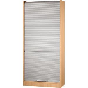 Produktbild für Rollladenschrank Hammerbacher Solid, aus Holz