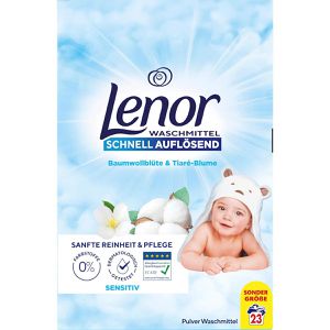 Waschmittel Lenor Sensitiv Baumwollblüte & Tiaré-Blume