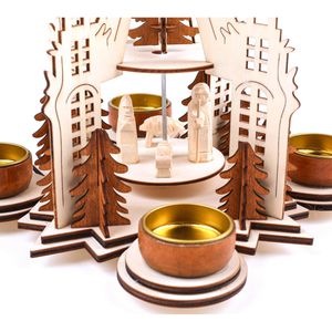 Produktbild für Weihnachtspyramide BRUBAKER Kathedrale