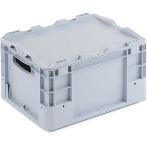 Produktbild für Eurobox Alpha-Paletten Silverline, grau, 20 Liter