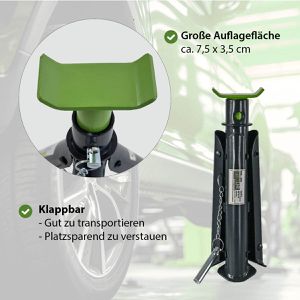 Produktbild für Unterstellbock Trutzholm 72724, Tragkraft 2t