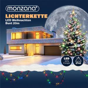 Produktbild für Lichterkette Monzana 109468 200 LED, innen + außen