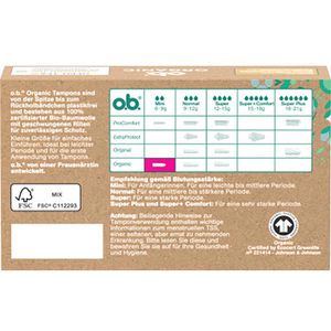 Produktbild für Tampons o.b. Organic Original