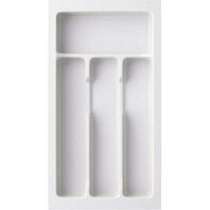 Produktbild für Besteckkasten Sossai Divio, weiß, aus Kunststoff