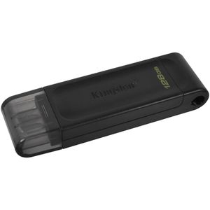 Kingston USB-Stick DataTraveler 70, 256 GB, bis 125 MB/s, USB-C 3.0