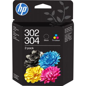 Produktbild für Tinte HP 302 / 304 Multipack, B82L1AE