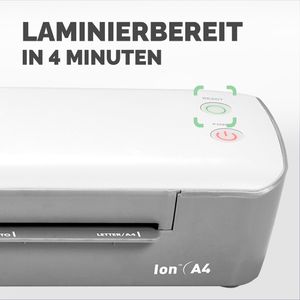 Produktbild für Laminiergerät Fellowes Ion, mit 2 Rollen, A4