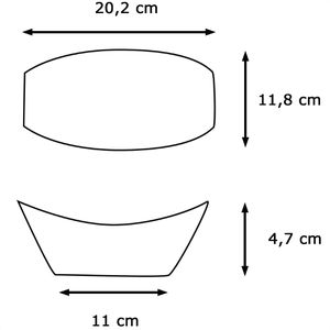 Produktbild für Fingerfoodschalen Biozoyg DCA05530, Palmblatt