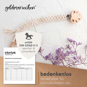 Produktbild für Makramee-Garn goldmariechen Premium