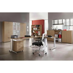 Produktbild für Aktenschrank Hammerbacher Basic 4550, aus Holz