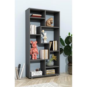 Produktbild für Bücherregal VCM Lanisa M, 918376, anthrazit