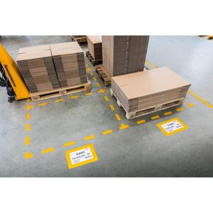 Produktbild für Bodenmarkierung Durable Fenster gelb