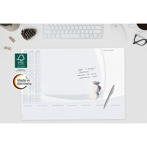 Produktbild für Schreibunterlage Sigel H7370, Harmony, weiß / grau
