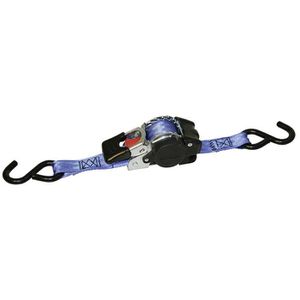 Spanngurt Kerbl 37181, blau, mit S-Haken & Ratsche