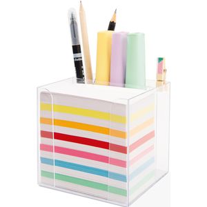 Zettelbox Folia 9905, glasklar, 9,5 x 9,5 cm