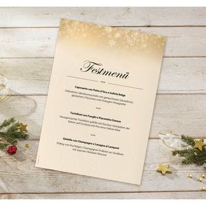 Produktbild für Weihnachtsbriefpapier Sigel DP633, Golden Christmas Night