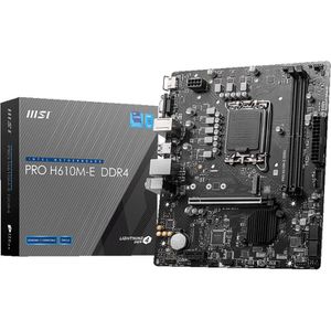 Produktbild für Mainboard MSI PRO H610M-E DDR4, 7D48-001R