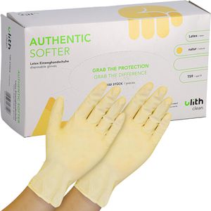 Produktbild für Einmalhandschuhe Ulith Authentic Softer, natur, 100 Stück