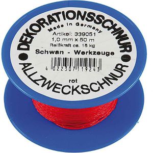 Maurerschnur Schwan 339051, rot