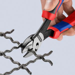 Produktbild für Seitenschneider Knipex 7372180 TwinForce,Kraft-Seitenschneider