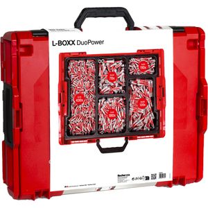 Produktbild für Dübel Fischer 558627, L-BOXX 102 DuoPower, Set