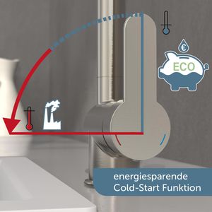 Produktbild für Küchenarmatur Schütte London, Edelstahl