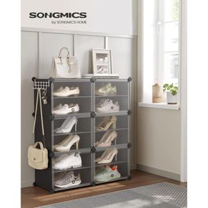 Produktbild für Schuhregal Songmics LPC033BZ02, aus Kunststoff