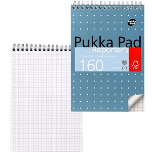 Notizblock Pukka-Pad Metallic, kariert, ca. A5
