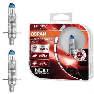 Auto-Lampe OSRAM Night Breaker Laser, 3400 Kelvin, H1