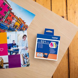 Produktbild für Tinte Brother LC-521VAL Value Pack